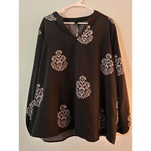 Shein Women's Printed Dress Top Plus Size XXL MINT/NO CONDITION